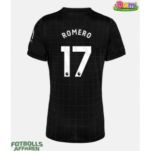 Tottenham Hotspur Cristian Romero #17 Bortatröja Kvinnor 2025-26 Kortärmad